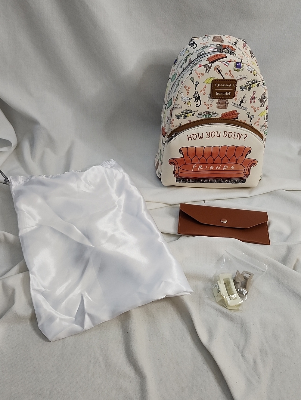 Loungefly "Friends How You Doin"  Mini  Backpack & Accessories